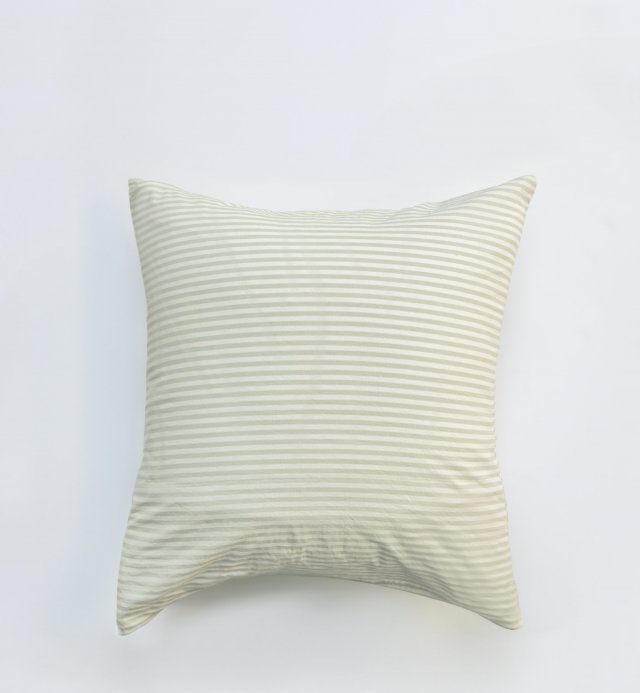 Federa a righe in percalle di cotone organico dimensioni 60x60cm 50x70cm 40x60cm