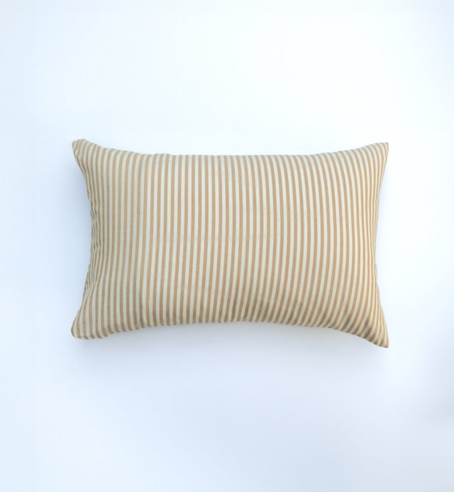 Federa a righe in percalle di cotone organico dimensioni 60x60cm 50x70cm 40x60cm