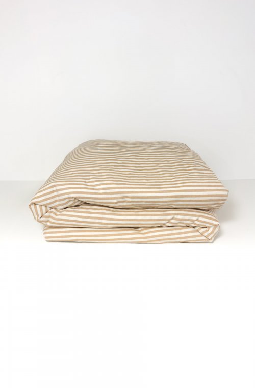 Funda Nórdica 1 Persona Algodón Ecológico Percal Raya 140X200cm