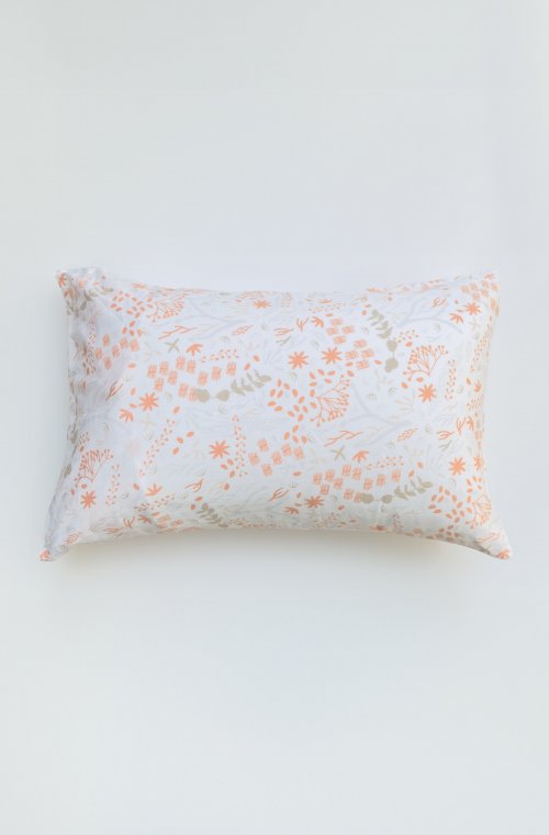 Fronha de almofada em algodão orgânico com padrão Yukari douceur 60x60 - 50x70 - 40x60