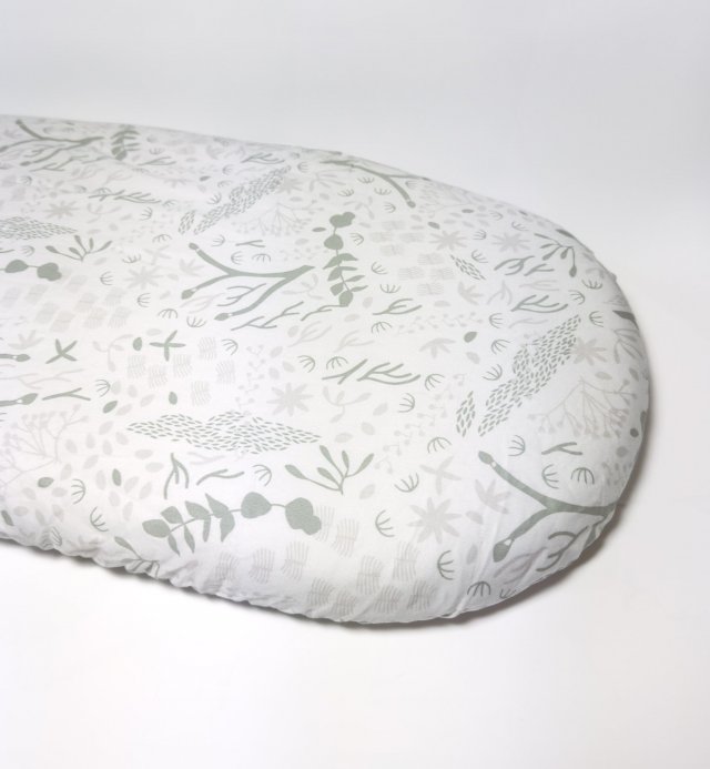 Baby-Spannbettlaken mit Motiven Yukari douceur aus Bio-Baumwolle für Kinderwagen oder Babykörbchen