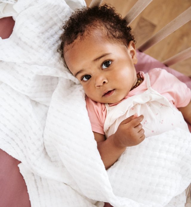Paros Baby Plaid 100% cotone organico per passeggino o carrozzina 75x100cm 100x140cm