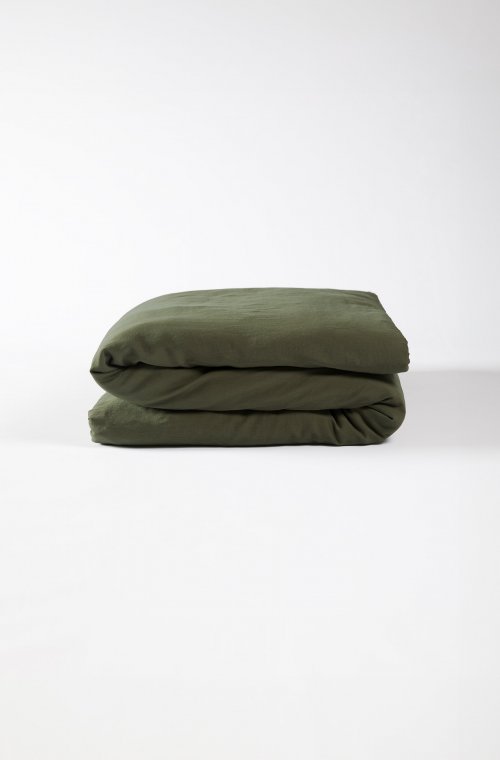 Housse de Couette lit bébé - satin Coton Bio - 100x140cm - 75x120cm - 4 coloris