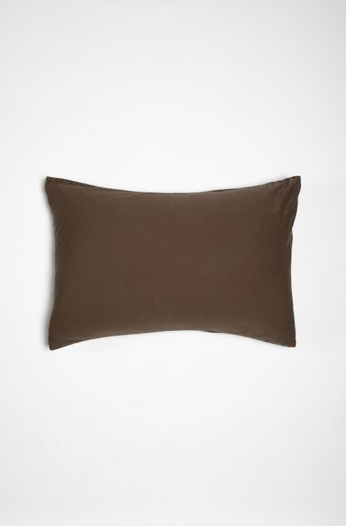 Funda de almohada - algodón orgánico satén lavado - 40x60cm - 50x70cm - 60x60cm