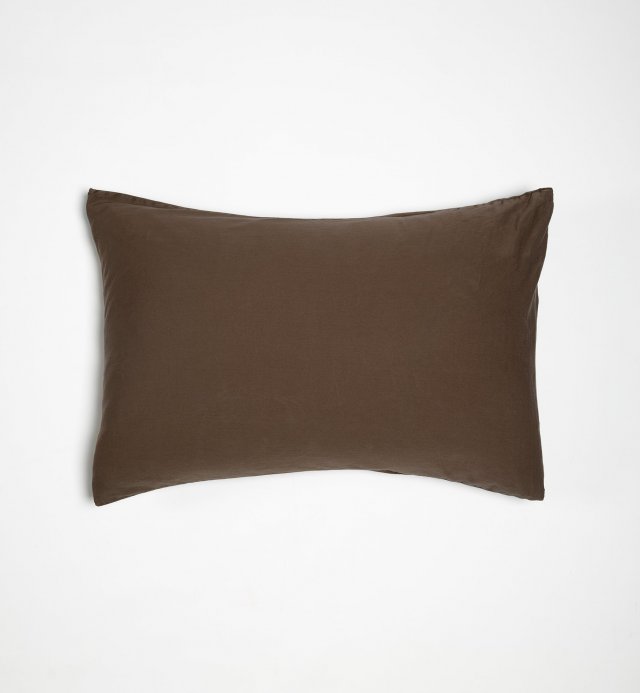 Funda de almohada - algodón orgánico satén lavado - 40x60cm - 50x70cm - 60x60cm