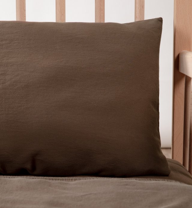 Federa - raso Cotone organico - 40x60cm - 50x70cm - 60x60cm 7 colori