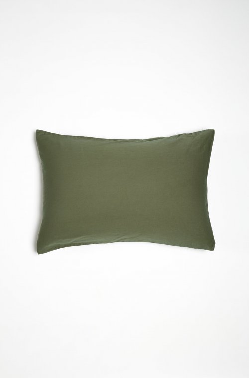 Taie d'oreiller - satin Coton Bio - 40x60cm - 50x70cm - 60x60cm 7 coloris