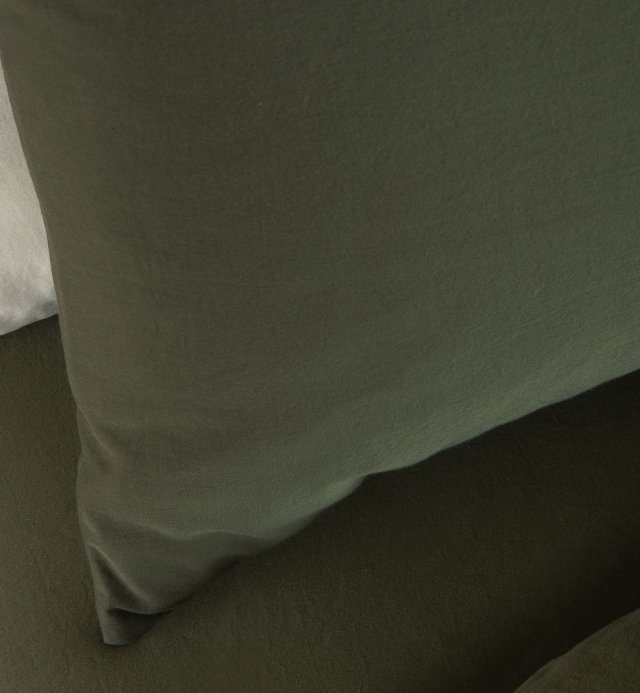 Kissenbezug - Satin Bio-Baumwolle - 40x60cm - 50x70cm - 60x60cm 7 Farben