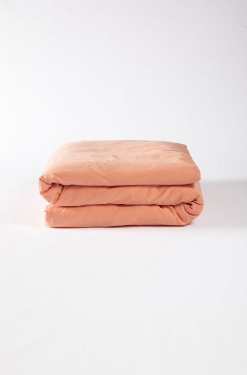 Housse de Couette adulte -2 personnes- satin Coton Bio - 240X200cm - 260x240cm 7 coloris