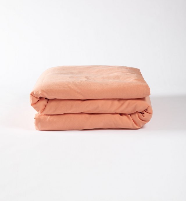 Housse de Couette adulte -2 personnes- satin Coton Bio - 240X200cm - 260x240cm 7 coloris