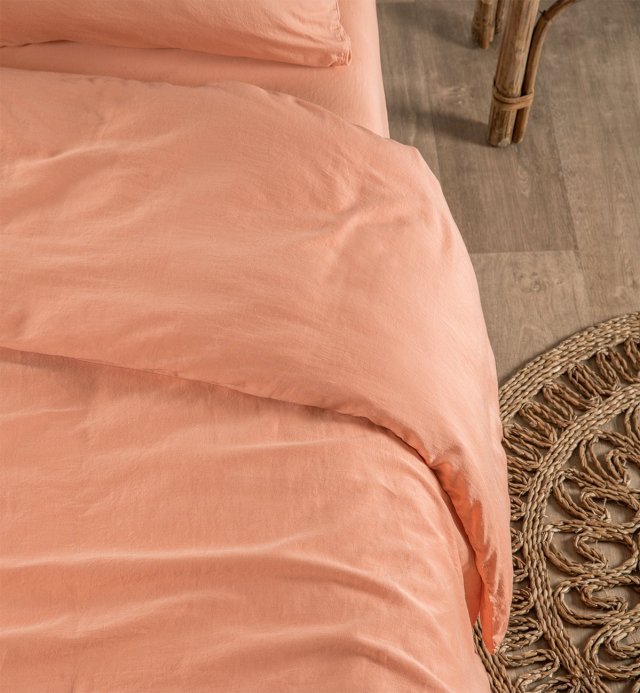 Housse de Couette adulte -2 personnes- satin Coton Bio - 240X200cm - 260x240cm 7 coloris