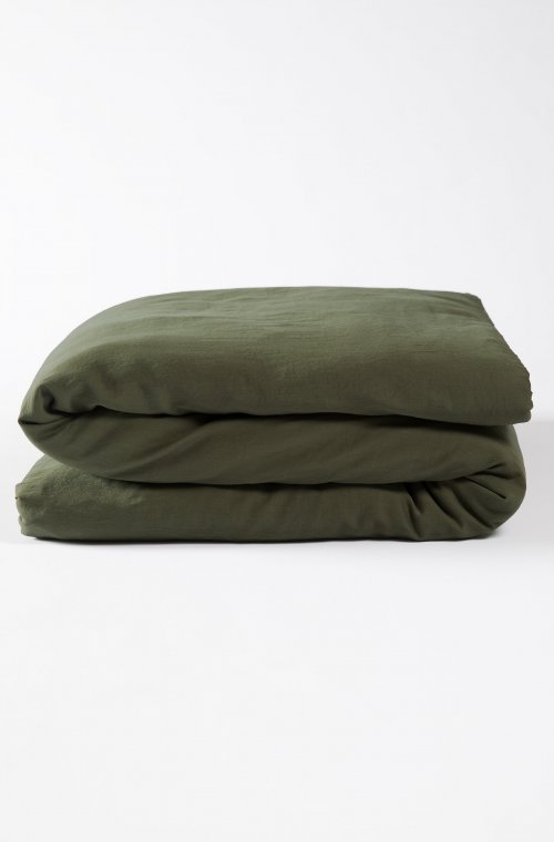 Capa de edredão Cama de criança -1 pessoa - cetim Algodão orgânico - 140X200cm - 7 cores