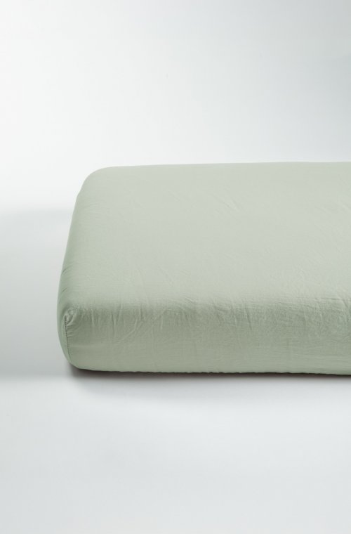 Lenzuolo per culla - raso di cotone organico - 60x120cm - 70x140cm - 4 colori