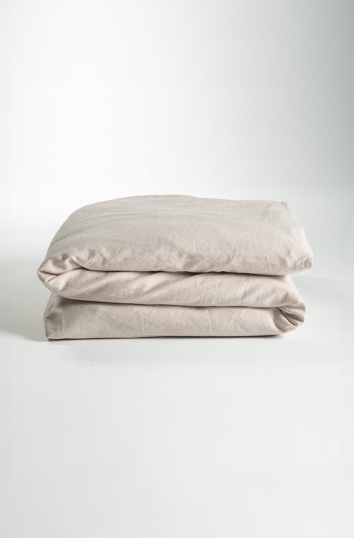 Housse de Couette lit enfant -1 personne- satin Coton Bio - 140X200cm - 4 coloris