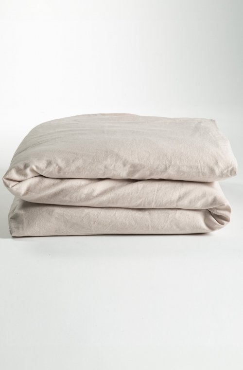 Housse de Couette adulte -2 personnes- satin Coton Bio - 240X200cm - 260x240cm 7 coloris