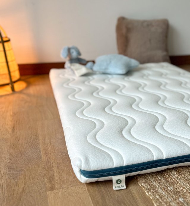 Colchão de parque orgânico COCOLATEX® 95x75x5 cm com capa amovível
