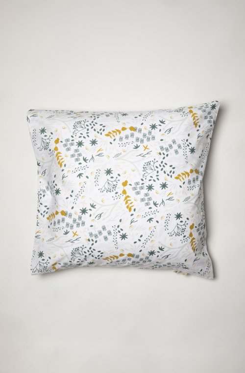 Funda de almohada algodón orgánico Yukari 60x60 - 50x70 - 40x60