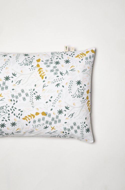 Taie d'oreiller en Coton Bio à motif Yukari douceur 60x60 - 50x70 - 40x60