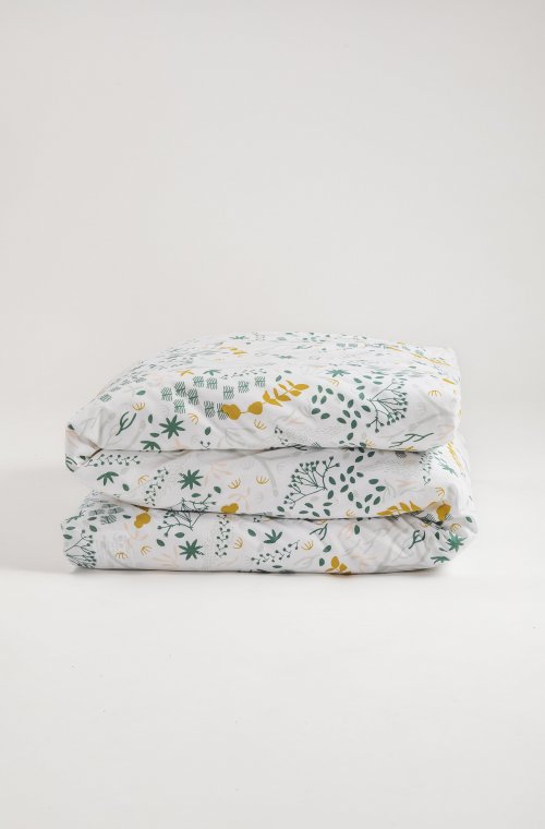 Funda nórdica 100% algodón orgánico estampado Yukari para cama de 90