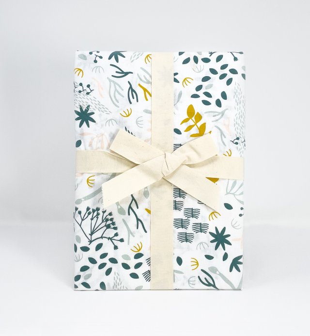 Funda nórdica 100% algodón orgánico estampado Yukari para cama de 90