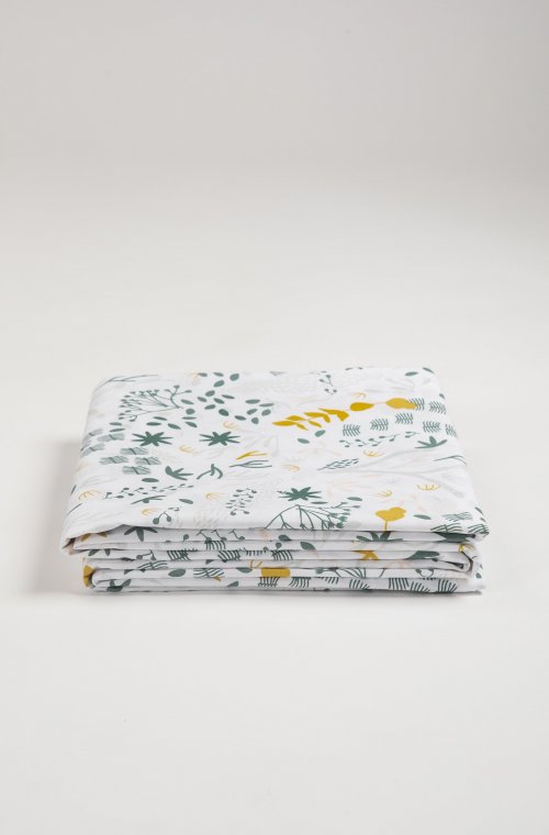 Drap plat 180x290cm motifs japonais pour Enfant - Coton Bio- Yukari douceur