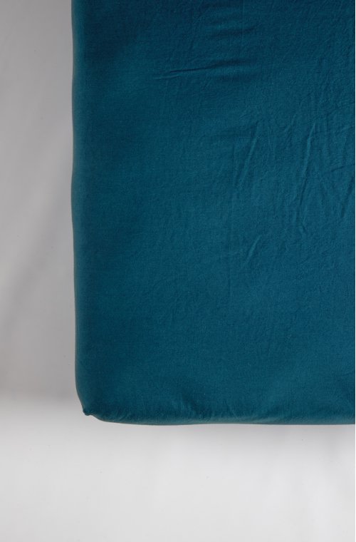 Lençol de algodão orgânico com certificação GOTS para berço 12cm - 60x120cm - 70x140cm