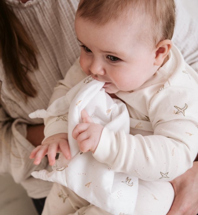Suave doudou de algodón orgánico certificado Oeko-Tex® - l'Envolée