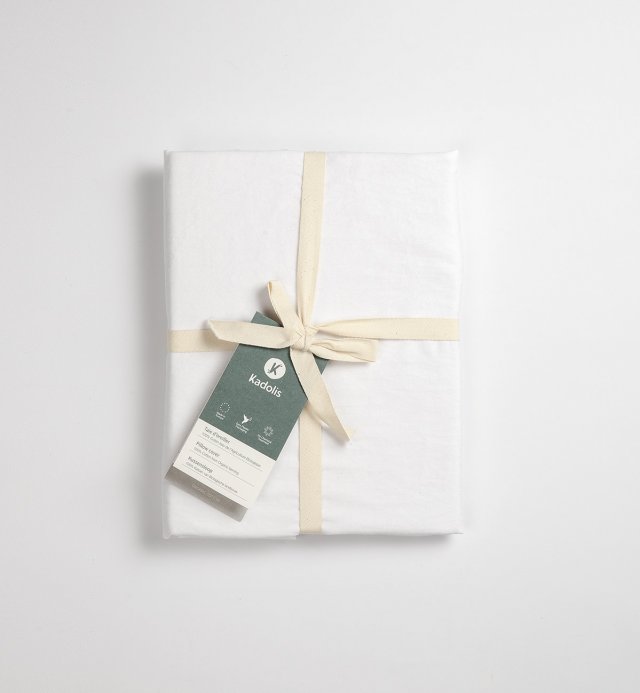 Pillowcase 100% Organic Cotton choice of colors 60x60 - 50x70 - 40x60