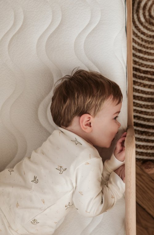 Babymatratze + Unterlage aus natürlichen Materialien - 60x120cm - 70x140cm