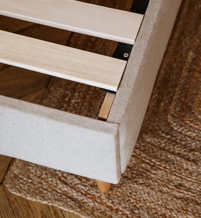 Sommier en kit à lattes - adulte et enfant - scandinave -fabriqué en France