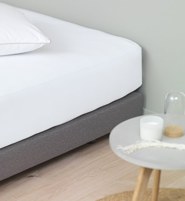 Cover sheet and fitted sheet 2 in 1 - Organic cotton - adult mattress - 2 persons 140x190cm 160x200xm 140x200cm 180x200cm