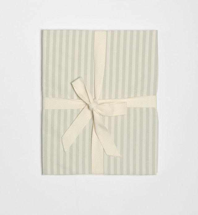 Organic Cotton Percale striped pillowcase size 60x60cm 50x70cm 40x60cm