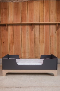 Ecological wooden evolutionary bed Calvi 70x140 cm Kadolis
