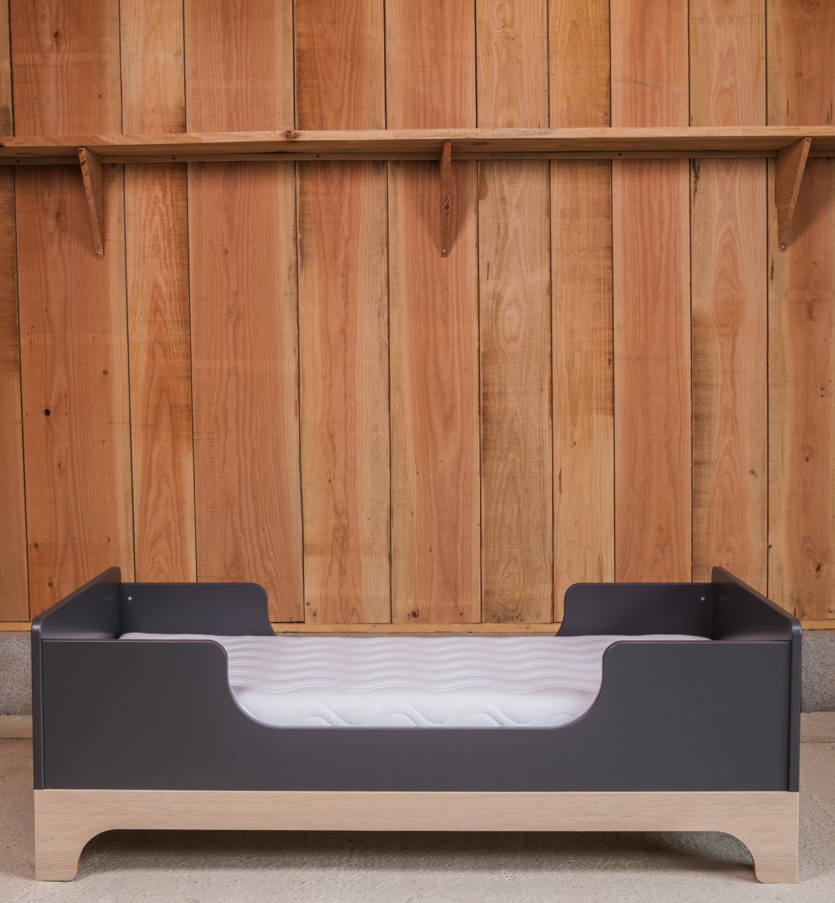 Lit évolutif MDF certifié PEFC Calvi 70x140 cm