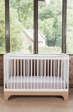 Wooden baby bed Calvi 60x120 cm Kadolis