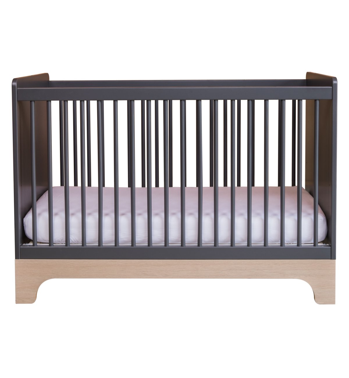 Cama de madera para bebé Calvi 60x120 cm Kadolis