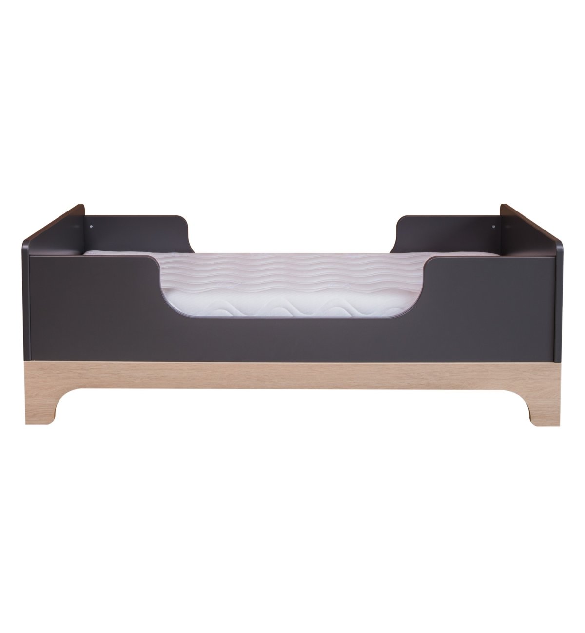 Ecologisch houten evolutionair bed Calvi 70x140 cm Kadolis