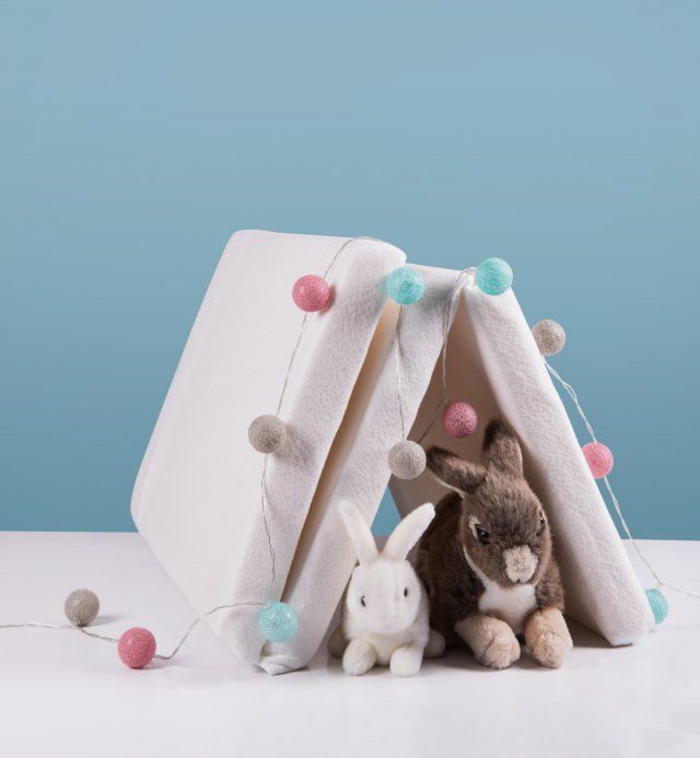 Colchón plegable para bebés 60x120 con bolsa de transporte de tela