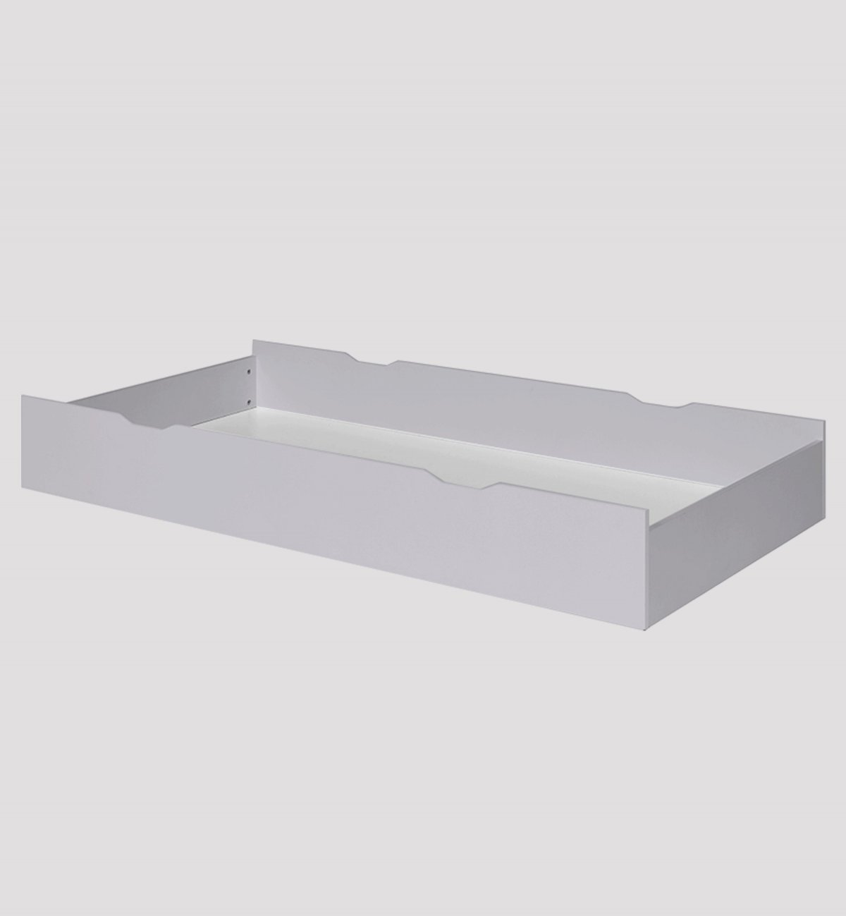 Cama de madera para niños con cajón de cama de madera y antracita