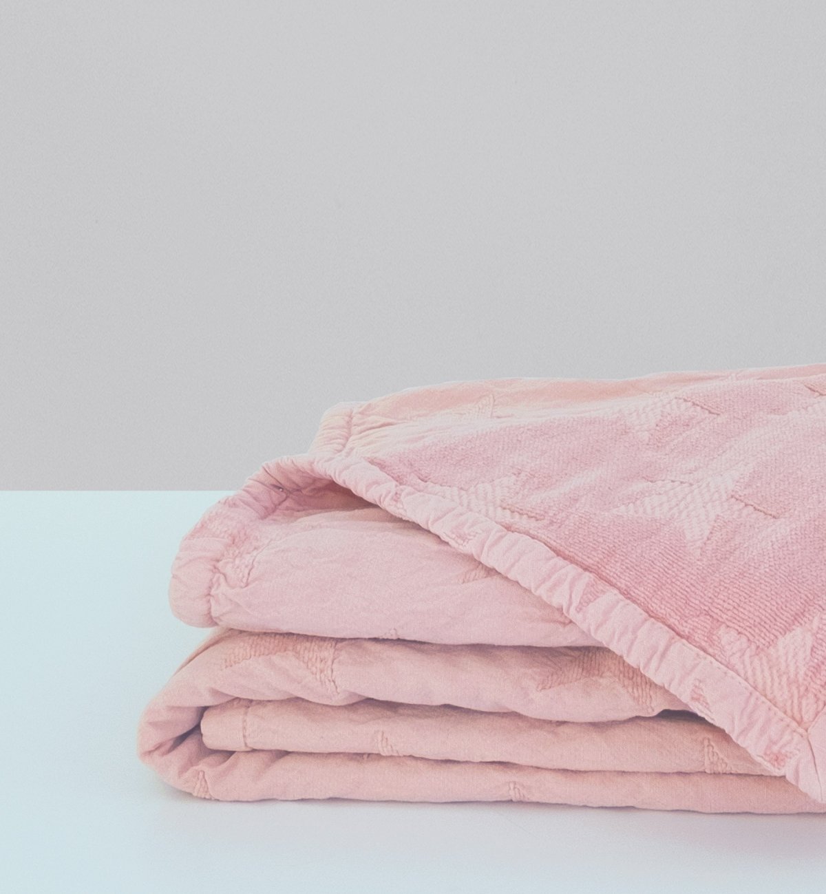 Baby blanket in chenille mesh and Organic Cotton Star Kadolis