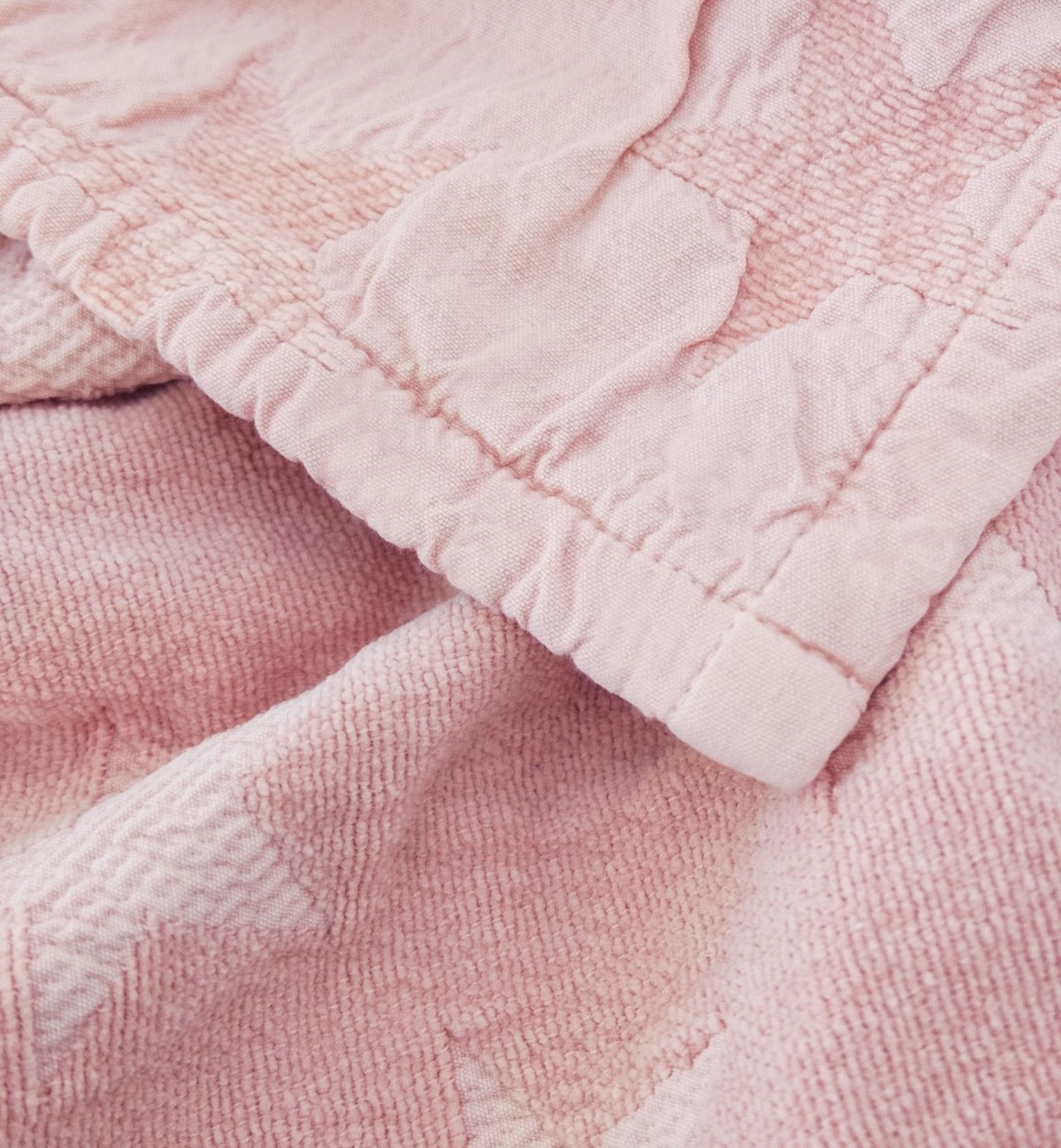 Baby blanket in chenille mesh and Organic Cotton Star Kadolis