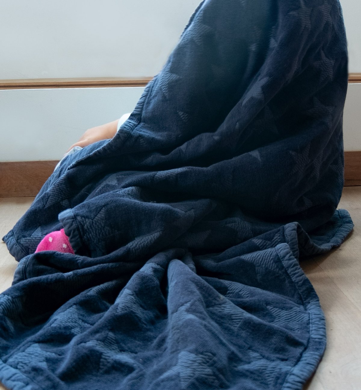 Manta para bebé en malla de chenilla y Algodón Orgánico Star Kadolis