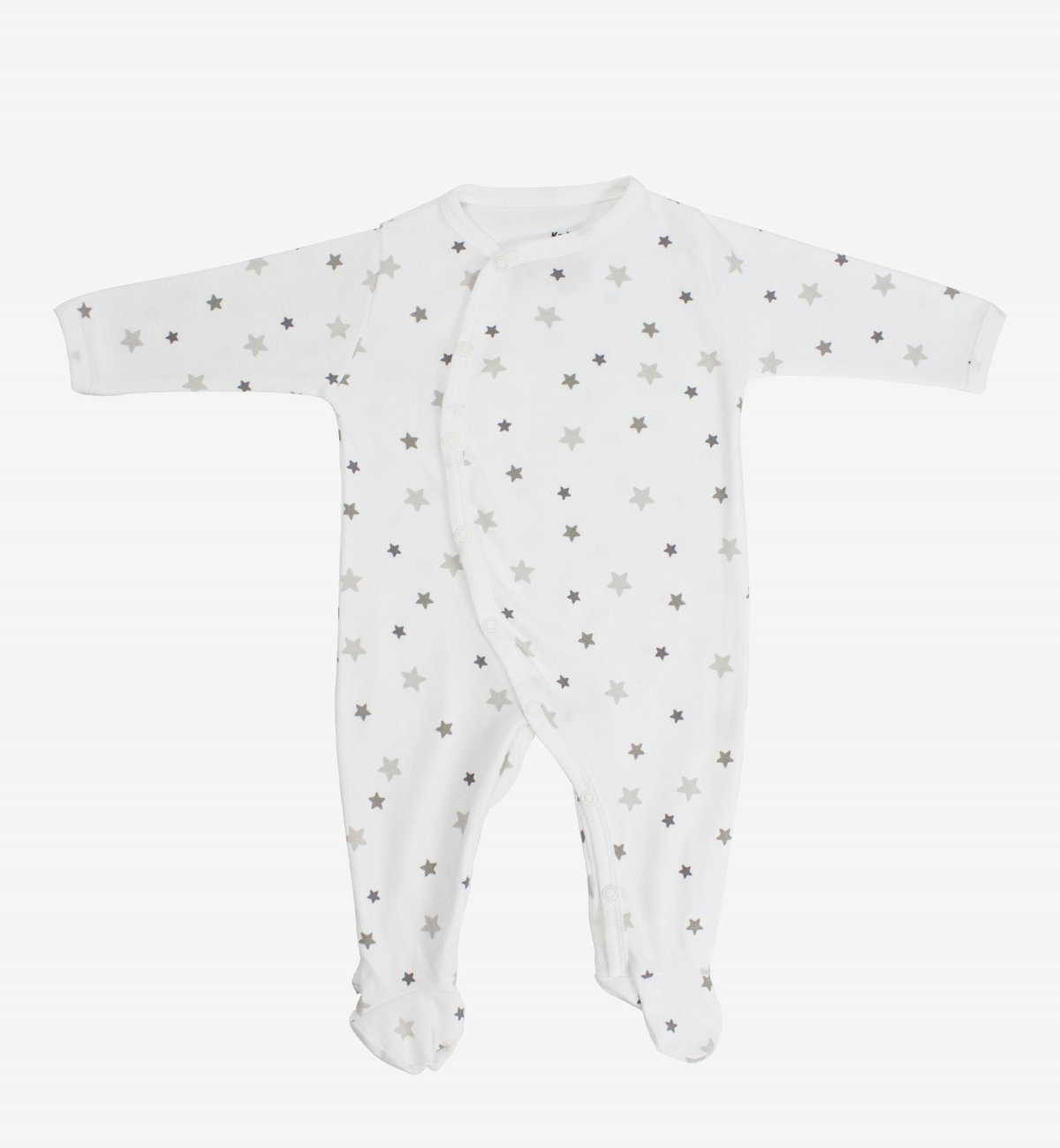 Pyjama bébé été en Jersey de Coton Bio à motifs étoiles - Kadolis