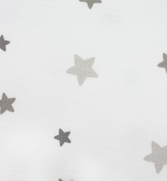 Pijama de verano en jersey de Algodón Orgánico con estampado de estrellas Kadolis
