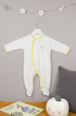 Pijama bebé de Verão em malha de Algodão Orgânico com padrões Koala Kadolis