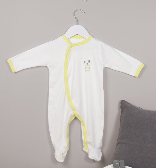 Summer baby pyjamas in Organic Cotton jersey with Koala Kadolis patterns