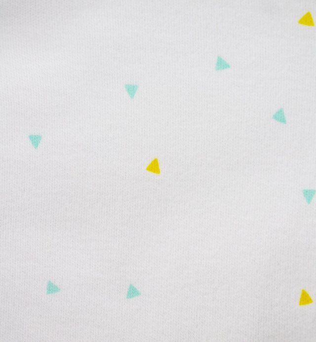 Pijama de verano en jersey de Algodón Orgánico con motivos de triángulos Kadolis