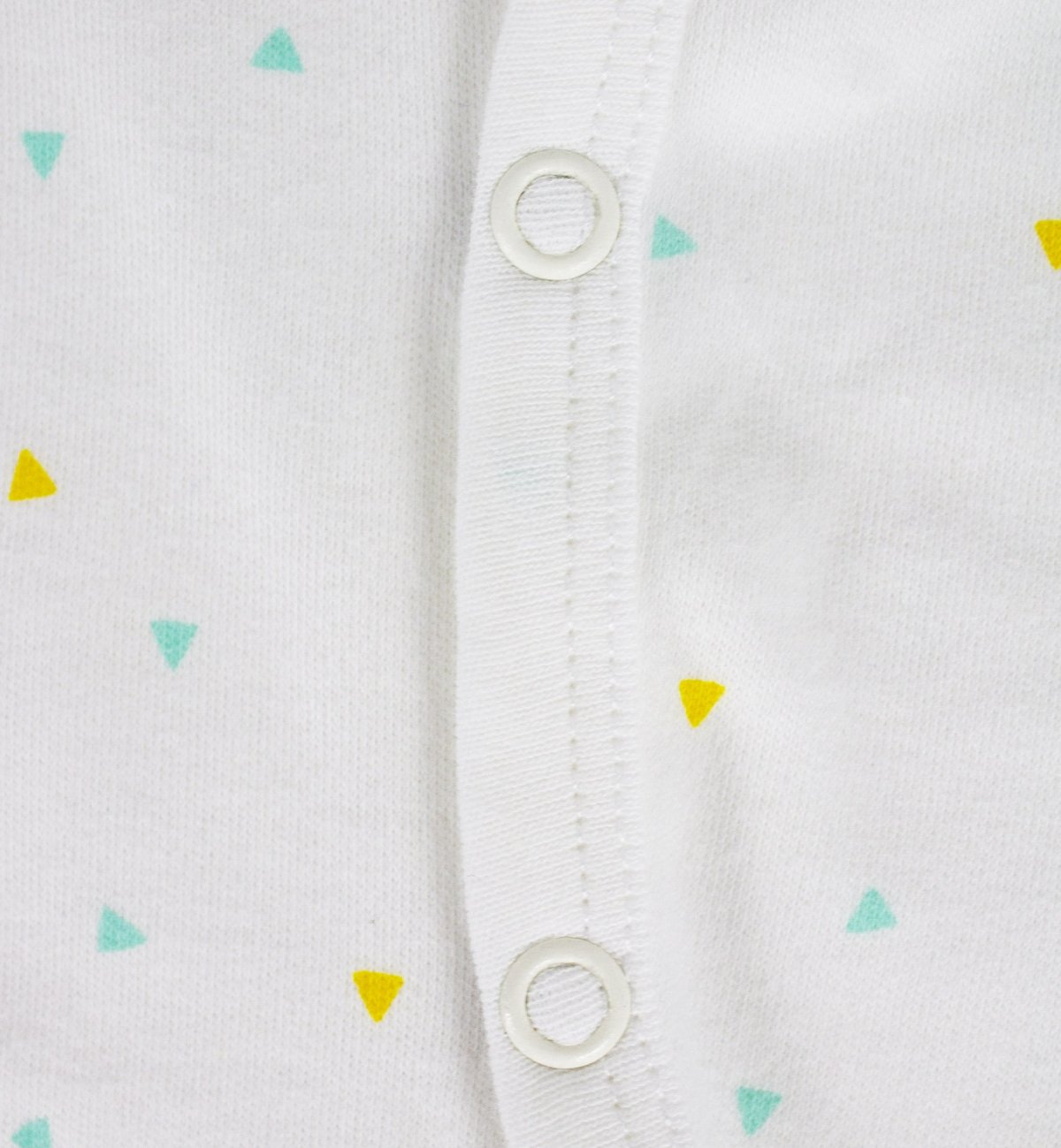 Pyjama bébé été en jersey de Coton Bio motifs triangles