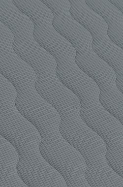 Base letto singola in acciaio e tessuto 3D traspirante