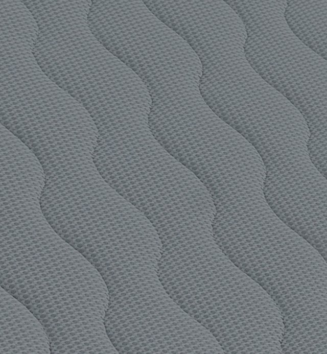 Sommier tapissier acier avec tissu en mailles 3D respirantes Kadolis